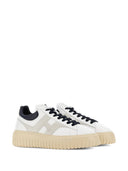 Zapatillas de cuero de rayas de hogan pre h