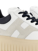 Zapatillas de cuero de rayas de hogan pre h