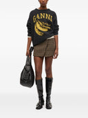 Ganni Banana Wool Crewneck trui