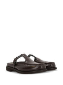 Brunello Cucinelli Leather Slingback Loafers