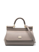 Dolce＆Gabbana Sicily小型皮革手提包