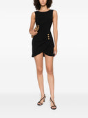 Elisabetta -franchi gedrapeerde mini -jurk