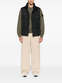 Stone Island Logo Cotton Crewneck Sweatshirt