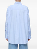 Gesloten oversized katoenen shirt