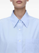 Gesloten oversized katoenen shirt