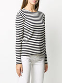 Closed Cotton Blend Striped T Shirt
