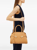 Ferragamo Hug Small Leahter Tote Bag
