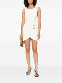 Elisabetta Franchi Draped Mini Dress