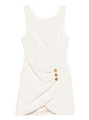 Elisabetta Franchi Draped Mini Dress