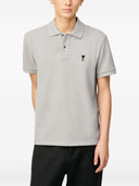 Ami Paris Ami De Coeur Cotton Polo Shirt