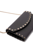 Valentino Garavani Rockstud Leather Wallet On Chain