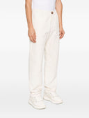 Stone Island Logo Cotton Trousers