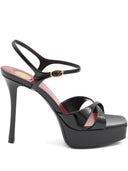 Saint Laurent Debbie Patent Leather Sandals