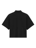Saint Laurent Oversized Cotton Polo Shirt