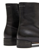 Bottes de cheville en cuir MM6 Maison Margiela