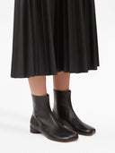 Bottes de cheville en cuir MM6 Maison Margiela