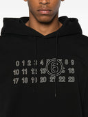 Mm6 Maison Margiela Logo Cotton Hoodie