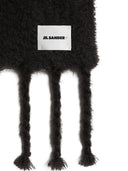 Jil Sander Plus 로고 울 스카프