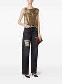 Jean en coton versace denim versace