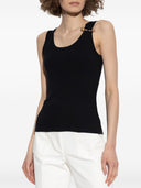 Versace Logo Cotton Tank Top