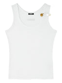 Versace Logo Cotton Tank Top