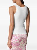 Versace Logo Cotton Tank Top