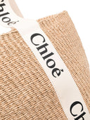 Chloè Woody Large Straw Basket Bag