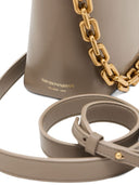 Emporio Armani Small Leather Hobo Bag