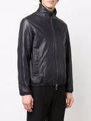 Emporio Armani Leather Zipped Jacket
