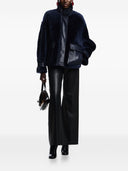 Emporio Armani Leather Trousers