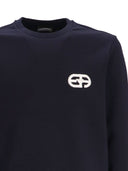 Emporio Armani Logo Cotton Crewneck Sweatshirt