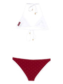 Gucci Gg Supreme Triangle Bikini Set