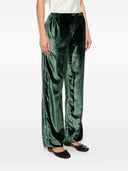 F.R.S . Velvet hoge taille broek