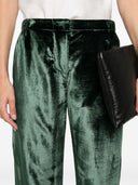F.R.S . Velvet hoge taille broek