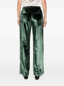 F.R.S . Velvet hoge taille broek