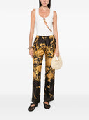 F.R.S . Printed Silk Trousers