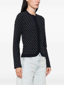 Emporio Armani Dotted Crewneck Cardigan