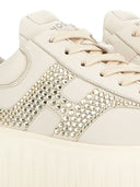 Hogan Pre H Stripes Leather Sneakers