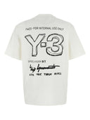 Y 3 Logo Cotton T Shirt