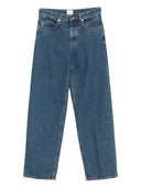 Jeans di cotone in denim Nikka chiuso