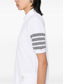 Thom Browne 4 Bar Cotton Polo 셔츠
