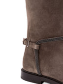 Brunello Cucinelli Suede Leather Boots