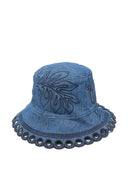 Cappello da secchio in denim zimmermann