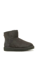 Ugg Grey Suede Classic Mini Ii Ankle Boots