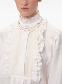 Valentino Garavani V Logo Signature Necklace With Swarowski Pearls