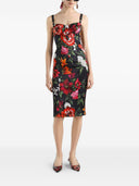 Dolce & Gabbana Satin Printed Dress