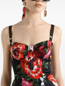 Dolce & Gabbana Satin Printed Dress