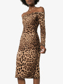 Dolce & Gabbana Leopard Printed Dress