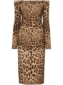 Dolce & Gabbana Leopard Printed Dress