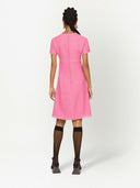 Dolce & Gabbana Rachel Tweed Dress With Dg Logo
